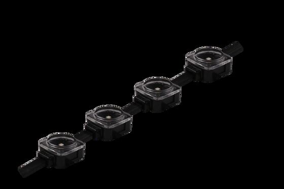 แหล่งกำเนิดแสง LED แบบจุดสำหรับภูมิทัศน์อาคารกลางแจ้ง 25 มม. 5V 0.3W LED IP67 RGB ตั้งโปรแกรมได้สำหรับภายนอก