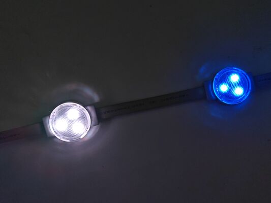 แหล่งกำเนิดแสง LED RGB 30 มม. IP67 SMD3535 0.75W สำหรับตกแต่งอาคารภายนอก