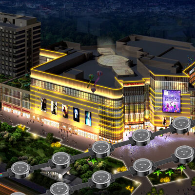 แหล่งแสงจุด LED LED RGB 30mm 1W IP67 กันน้ํา DMX512 สําหรับโครงการกลางแจ้ง