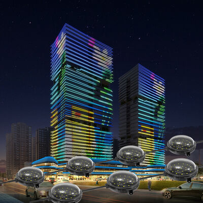 ไฟ LED RGB แบบจุดกันน้ำ IP67 ความสว่างสูง พร้อมการควบคุม DMX512 สำหรับไฟภายนอก