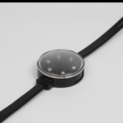 50mm 24V SMD3535 IP67 กันน้ํา LED จุดแสงยืดหยุ่น 120 มุมรังสี PC วัสดุแสง