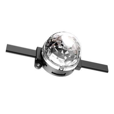 แหล่งกำเนิดแสง LED แบบจุด ภายนอกอาคาร IP67 12V 1W กันน้ำระยะไกล 40 มม. พิกเซล RGB