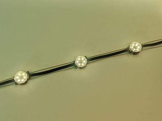 40mm DC24V IP67 กันน้ํา 120 มุมรังสี วัสดุ PC LED จุดแสง SMD3535 RGBW