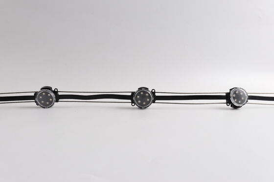 ไฟพิกเซล 40 มม. 1800K-6500K DMX512 IP67 กันน้ำ มุมลำแสง 120° ทน UV