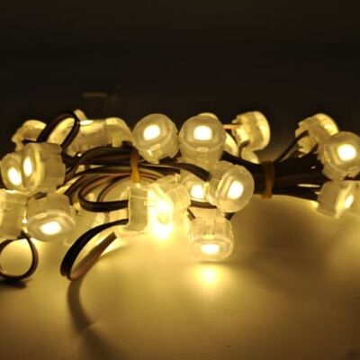 ไฟ LED จุด IP67 กันน้ำ 20 มม. DC5V SMD5050 วัสดุ PC ยืดหยุ่นสำหรับให้แสงสว่าง