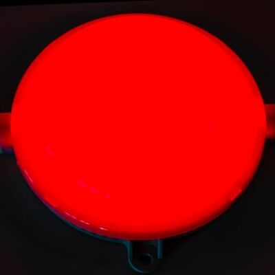 DC24V SMD3535 IP67 วัสดุ PC กันน้ำ 100 มม. ไฟส่องสว่างแบบยืดหยุ่น LED Point Light