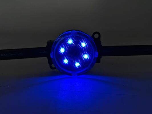 ไฟ LED จุด 50 มม. กันน้ำ IP67 24V พร้อมการควบคุม DMX512 สำหรับไฟอาคารภายนอก