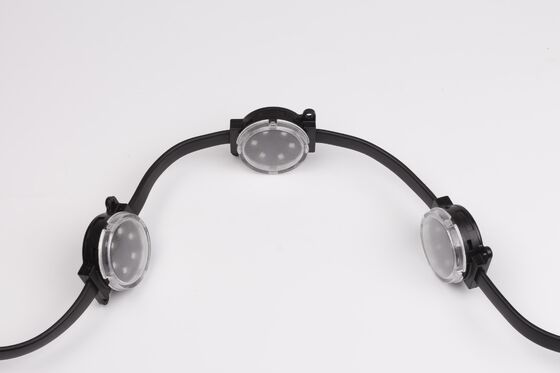 อาคารกลางแจ้ง RGBW 48V 40 มม.Facades โรงแรม Contour ตกแต่ง IP67 Eave โคมไฟคริสต์มาสไฟ 2W LED แหล่งกำเนิดแสง