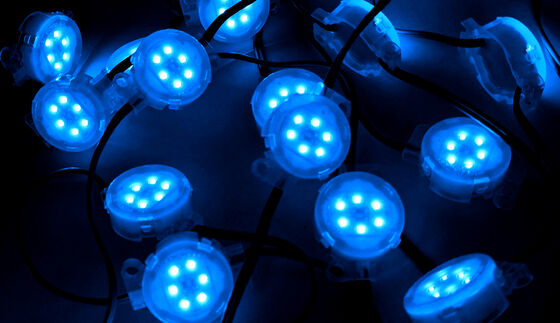 40mm Smart Adressable LED Point Light IP67 โคมไฟพิกเซลกันน้ํา 30,000 ชั่วโมง