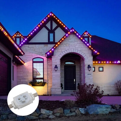 DC48V 40mm RGB Full Color LED Point Light IP67 กันน้ําสําหรับตกแต่งผนังกลางแจ้ง