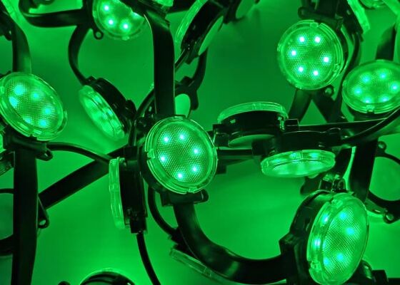 48V IP67 Waterproof RGBW LED Point Light Pixel Lamp for Outdoor Architectural Landscape Lighting
