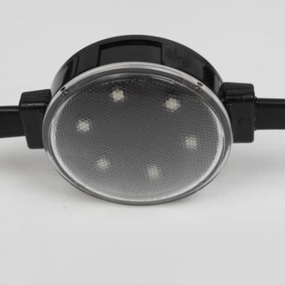 IP67 แหล่งแสงจุด LED ขนาด 40mm 2W RGBW ภายนอก พร้อมการควบคุม DMX 48V สําหรับตกแต่งหน้าต่างโรงแรม