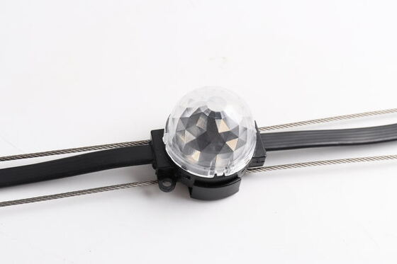 หลอดไฟ LED RGB เปลี่ยนสีได้ IP67 PC สำหรับตกแต่งวันหยุดแบบกำหนดเองสำหรับแสงไฟคริสต์มาสเทศกาลภูมิทัศน์กลางแจ้ง