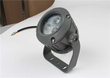 น้ำท่วมกลางแจ้ง 3w 6w มุมลำแสงหลายมุมกันน้ำ IP65 การ์เด้นสปอตไลท์ LED กลางแจ้ง