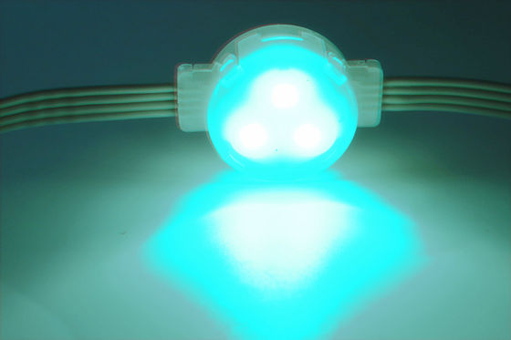 แนวนอน IP67 DC 5V 0.3W 20mm RGB LED Pixel Light