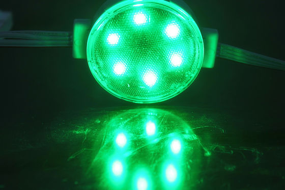 PC Shell Full Color 1.5W DC 24V 50mm IP65 หลอดไฟ LED Pixel