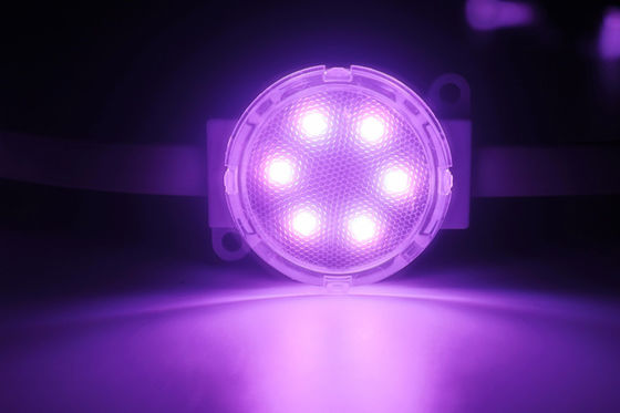 IP67 กันน้ำ 1.5W DC 24V 40 มม. RGB LED Pixel