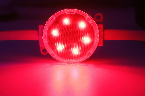 มุมลำแสง 160 ° 1.5W 24V IP67 พิกเซล LED RGB 50 มม
