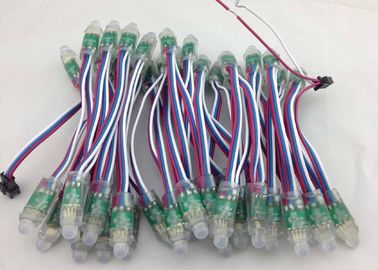 สี 12mm IP67 DC5V เข้าสู่ระบบ RGB ไฟ LED สมาร์ทพิกเซลควบคุม 0.3w / ชิ้น