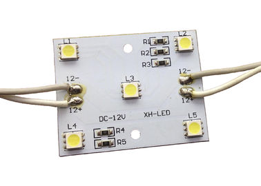 DC 12V 5 SMD 5050 LED Light จุดสำหรับป้ายไฟ LED / อักษรช่อง
