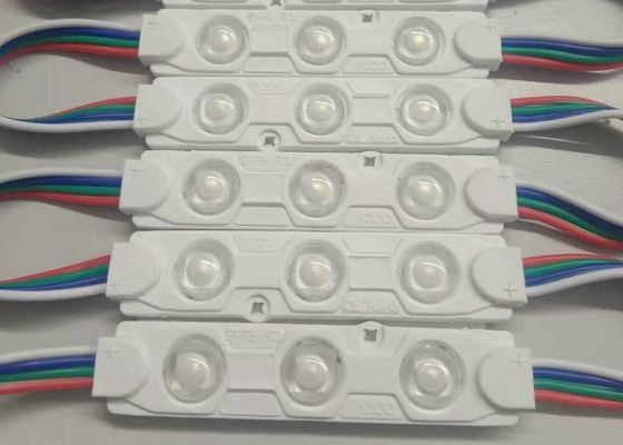5050 Smd 3 โมดูล LED 0.75w 12v Ip67 RGB Injection LED Module โมดูลไฟ LED Strip