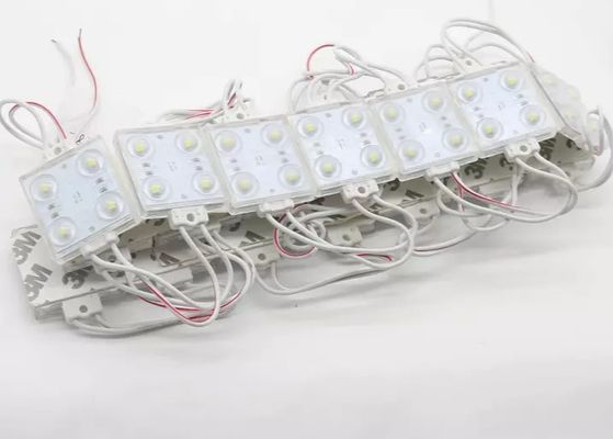 โมดูล LED สแควร์ 12V สำหรับกล่องโฆษณา 4leds 1w โมดูลแบ็คไลท์ LED สีขาวกลางแจ้ง