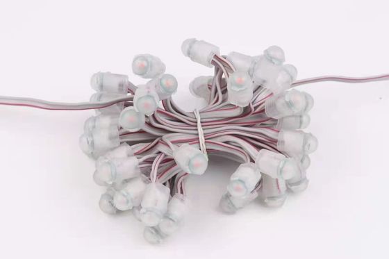 จดหมายโฆษณามิราเคิลบีนไฟ LED Pixel String เจาะรู 9 มม. IP67