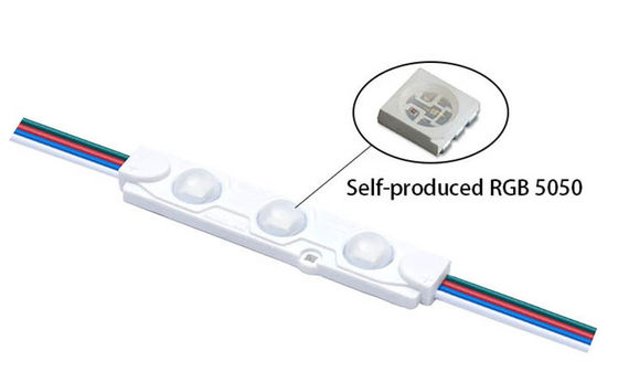 กันน้ำ DC12V 0.72W RGB ไฟ LED โมดูล SMD5050