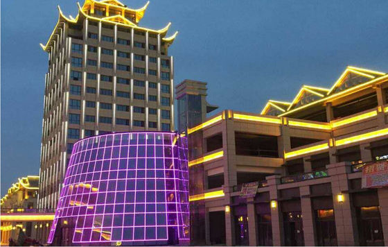 30000hrs 24V DMX 40 มม. จุดไฟ LED Facade Rgb Led Pixel Light
