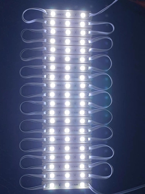 12V 3-Light SMD 2835 LED Module with 1W Sign Lens IP67 PC Body Pixel Lights สําหรับตกแต่งกลางแจ้ง