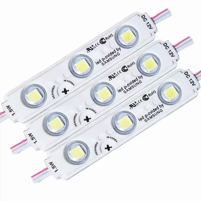 เกาหลี Samsung 12V Modulo 3 LEDs 5054 5050 2835 โมดูล LED ฉีดพร้อมเลนส์