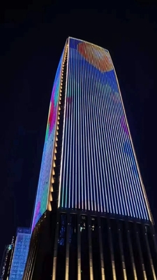RGB DMX Pixel LED Tape กันน้ำกลางแจ้งสำหรับตกแต่งอาคารคริสต์มาส